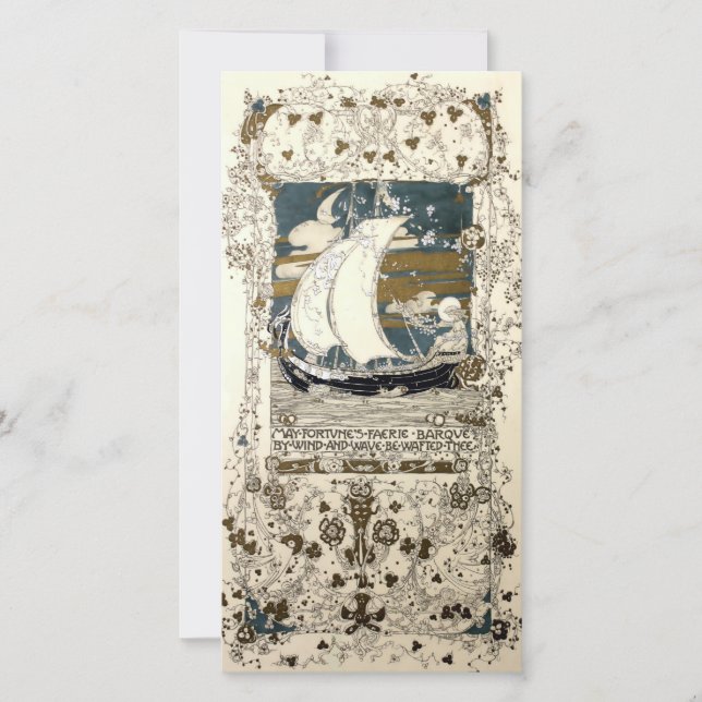 ヴィンテージガールインセーリングボートby Jessie Marion King (正面)