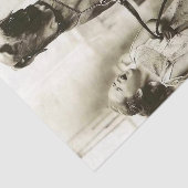 ヴィンテージガールウィズグレートダネドッグティッシュペーパー 薄葉紙 (詳細)