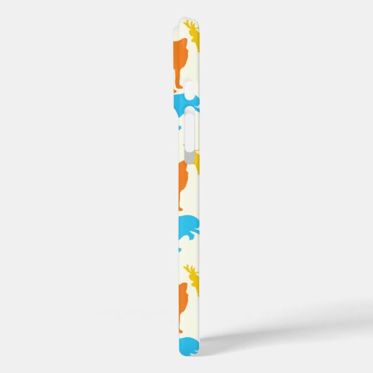 ヴィンテージガールウッドランド動物キツネパターンIphone 5 Case-Mate iPhoneケース (裏面 / 左)