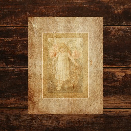 ヴィンテージガールスクラップブック紙