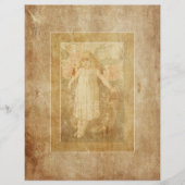 ヴィンテージガールスクラップブック紙 (正面)