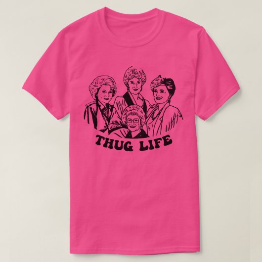 ヴィンテージガールズゴールデンサグライフ80sレトロ tシャツ (デザイン正面)