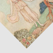 ヴィンテージガールズレッドヘアプリンセスデコパージュ 薄葉紙 (詳細)