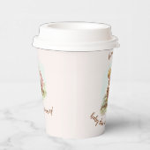 ヴィンテージガールチャイルドベイビーシャワーin the garden 紙コップ (右)