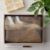 ヴィンテージガールドッグキャットティッシュペーパー 薄葉紙