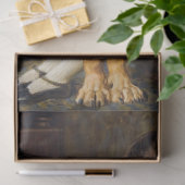 ヴィンテージガールドッグティッシュペーパー 薄葉紙 (ギフト)