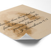 ヴィンテージガールバイブル愛引用文ポスター ポスター (角)