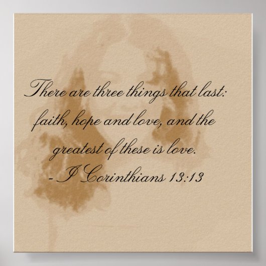 ヴィンテージガールバイブル愛引用文ポスター ポスター (正面)