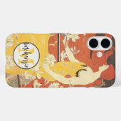 ヴィンテージガールバードカゴ自転車 Case-Mate iPhoneケース (裏面 (横))