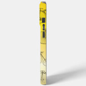 ヴィンテージガールレトロイエローバイグラデーションク Case-Mate iPhoneケース (裏面 / 左)