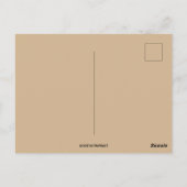 ヴィンテージガール与えコーントゥークサンクスギビング ポストカード (裏面)