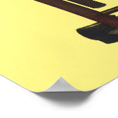 ヴィンテージガール女性のカーボーイ探し鏡彼女は無駄だ ポスター (角)