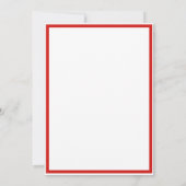 ヴィンテージガール踊りのまわりにザクリスマスツリー カード (裏面)