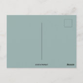 ヴィンテージガール食べ物を与えズターキーズサンクスギビング ポストカード (裏面)