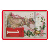 ヴィンテージガール1月1日 マグネット (横)