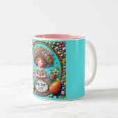 ヴィンテージガール~とても甘い ツートーンマグカップ (正面右)