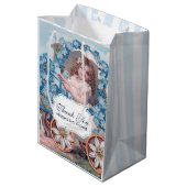 ヴィンテージガール・イン・キャリッジとラブス・ベイビー・シャワー ミディアムペーパーバッグ (裏面アングル)