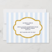 ヴィンテージガール・イン・キャリッジとランブスの誕生日パーティー 招待状 (裏面)