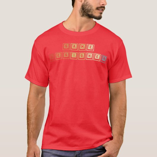 ヴィンテージガール ゲームデザイン Tシャツ (正面)