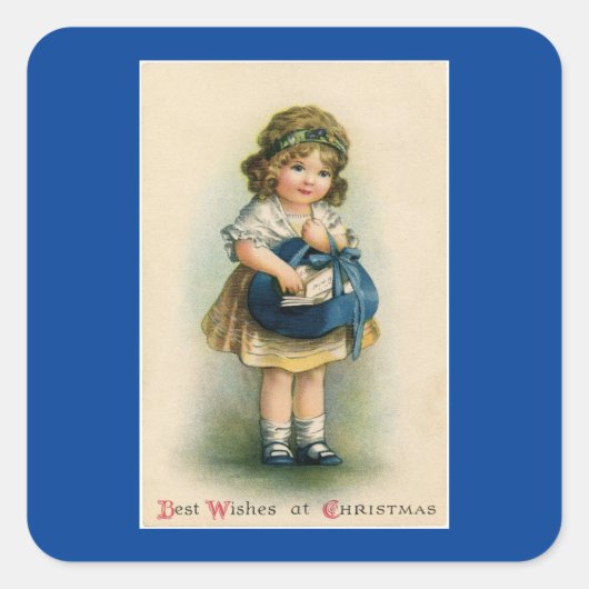 ヴィンテージガール（サックシール付き） スクエアシール (正面)