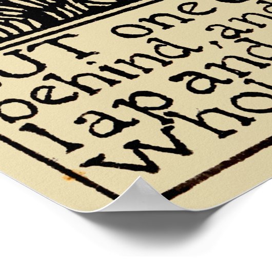 ヴィンテージガール&スワンbyアーサー・ジョセフ・ガスキン ポスター (角)