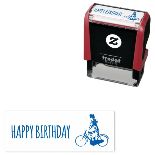 ヴィンテージガール – 誕生日 セルフインキングスタンプ (インサイチュ)