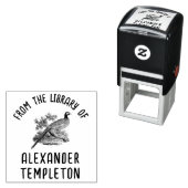 ヴィンテージキジ鳥図書名 セルフインキングスタンプ (インサイチュ)