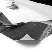 ヴィンテージキスをするカップル。ハグキスポスター ポスター (角)