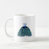 ヴィンテージキスをするペコックス コーヒーマグカップ (左)