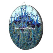 ヴィンテージキスをするペコックス ダーツボード (正面右)