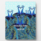 ヴィンテージキスをするペコックス フォトプラーク (正面)