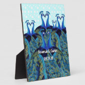 ヴィンテージキスをするペコックス フォトプラーク (側面)