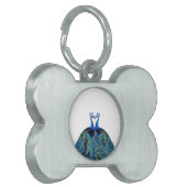 ヴィンテージキスをするペコックス ペットネームタグ (正面左)