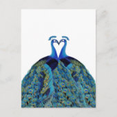 ヴィンテージキスをするペコックス ポストカード (正面)