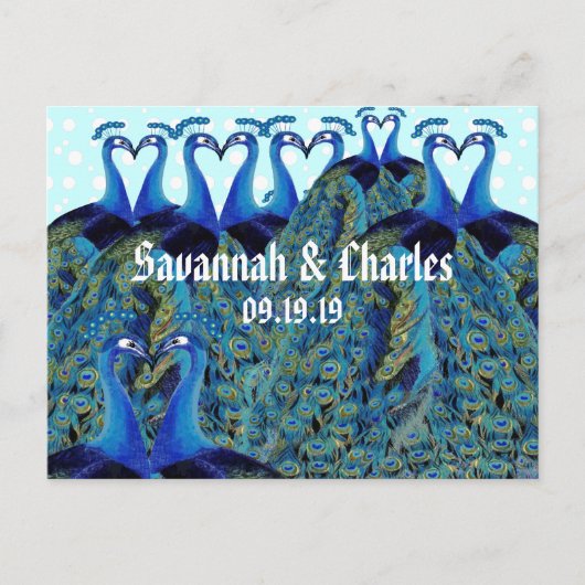 ヴィンテージキスをするペコックス ポストカード (正面)