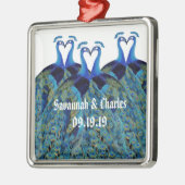 ヴィンテージキスをするペコックス メタルオーナメント (左)