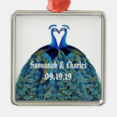 ヴィンテージキスをするペコックス メタルオーナメント (正面)