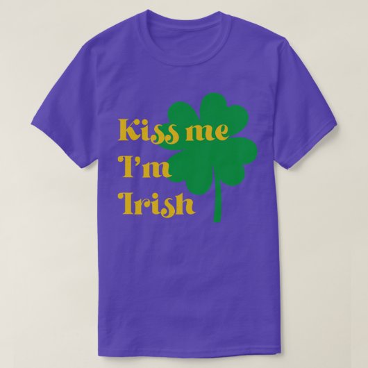 ヴィンテージキスマイアイムアイルランドSt patricks day Tシャツ (デザイン正面)
