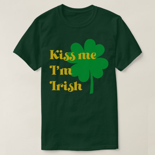 ヴィンテージキスマイアイムアイルランドSt patricks day Tシャツ (デザイン正面)