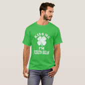 ヴィンテージキス私はプエルトリカSt patricks dayI Tシャツ (正面フル)