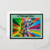 ヴィンテージキス 箔シーズンポストカード (正面/裏面)