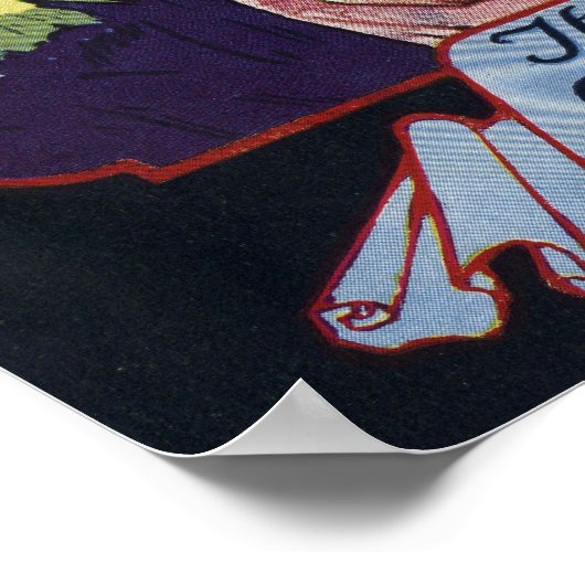 ヴィンテージキッシミーオセオラカウンティフロリダ旅行 ポスター (角)