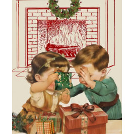 ヴィンテージキッズクリスマスカード カード