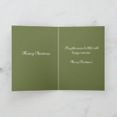 ヴィンテージキッズクリスマスカード カード (内部)