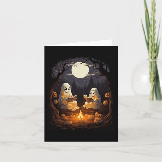 ヴィンテージキッズハロウィンキャン読ピング先生ブー カード (正面)