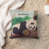 ヴィンテージキッズパンダベア装飾用クッション クッション (ブランケット)