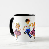 ヴィンテージキッズボーイ&ガール:愛らしい マグカップ (正面左)