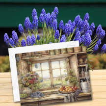 ヴィンテージキッチンウィンドウキャニスタガーデンプラント