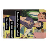 ヴィンテージキッチンカップル誰もが意見を持っている マグネット (横)