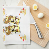 ヴィンテージキッチンハンドタオル キッチンタオル (四つ折り)